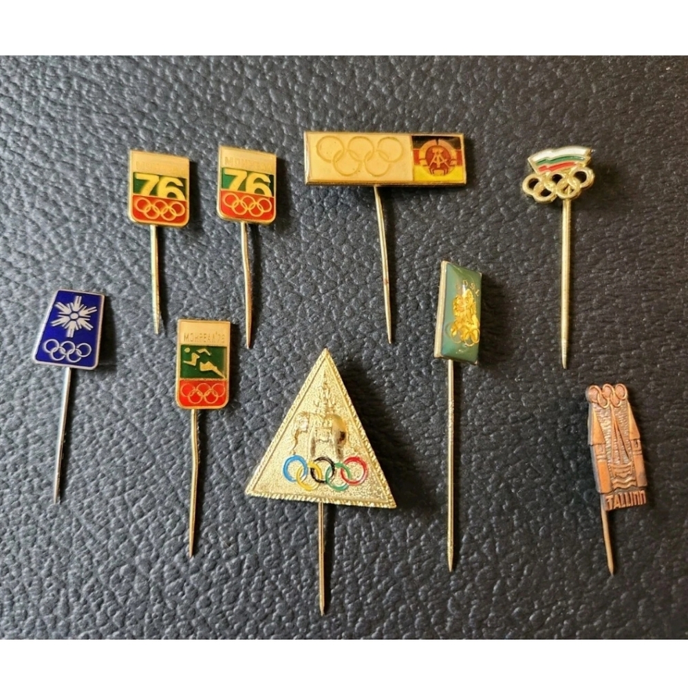 Vintage Olympic Stick Pin Collection
